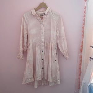Free People pink Hannah Mini dress size XS
